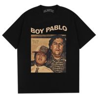 Rollingstout  Tshirt - Boy Pablo Escobar  | Parodi Band &amp; Film  | BAJU MUSIK METAL ROCK