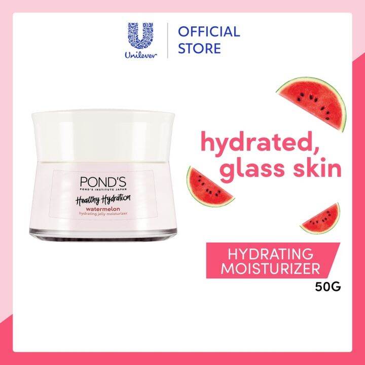 Pond's Watermelon Jelly Moisturizer with Vitamin E for Hydrated Skin