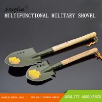 Multifunctional Camping Wooden Handle Portable Folding Shovel Survival Shovel Emergency Garden With Scale Tool GT132