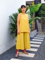 PALINI เสื้อ Fortune Palette Vest Dress สี Yellow