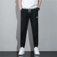 Gifts 2022 New Summer Thin MenS Work Pants Large Size Long Spring And Autumn Bouquet Nine -Point Denim Casual