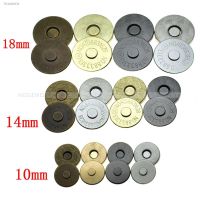 ✳ 5pcs 10mm 14mm 18mm Thin Magnetic Buttons Bags Magnet Automatic Adsorption Buckle Metal Buttons Snaps Wallet buttons