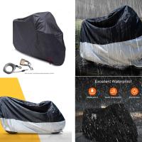 【cw】1pc Durable XL Motorcycle Cover Anti Rain Sun UV Storm Dust All-weather