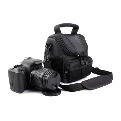 กระเป๋ากล้องปรับสายรัดไหล่หัวเข็มขัดปิดการถ่ายภาพดิจิตอล Slr กระเป๋ามือถือเข้ากันได้สำหรับ Nikon Canon