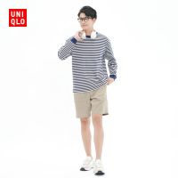 2023ใหม่พี่น้อง Uniqlo แบรนด์ดีไซเนอร์ร่วม UNIQLO กางเกงขาสั้นผ้ายืดหยุ่นยืดผู้ชาย469337UNIQLO