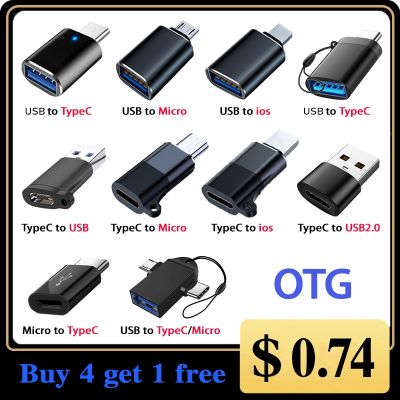 OTG Type C to Micro USB Cable Converter 2 in 1 USB 3.0 to Type C Female Adapter for MacbookPro Xiaomi Samsung Phone Data Charger