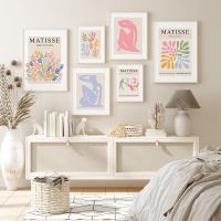 Abstract Poster Coral Print Canvas Painting Scandinavian Wall Picture Room