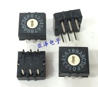 2pcs Taiwan DIP round RH3AF-16R-V-B rotary switch 16 shift code rotary 0-F encoding switch 3:3