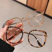 {Paopao glasses} ผู้ชายผู้หญิง Anti-Blue Light กรอบแว่นตา Vintage ขนาดใหญ่แว่นตา Blocking Blue-Ray ขนาดใหญ่กรอบแว่นตา A65397