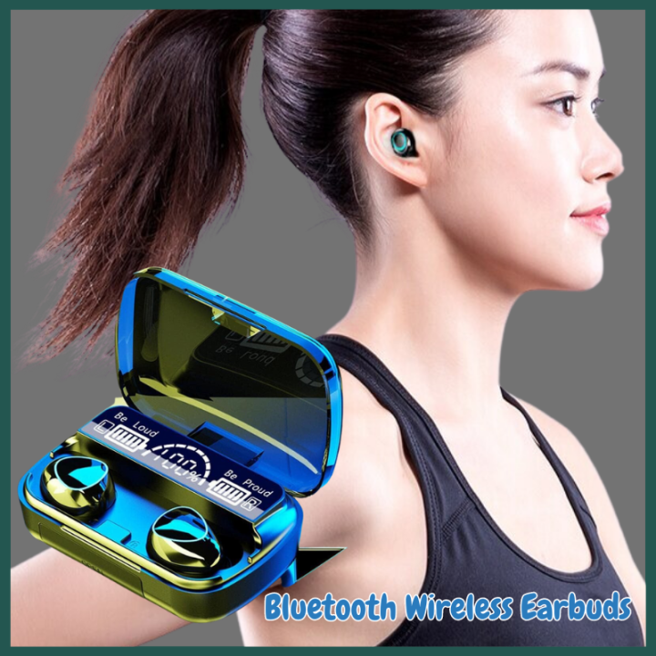 HOT DEALS Portable Bluetooth Wireless Earbuds Built In Large Capacity