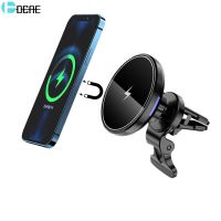 DCAE 15W Magnetic Wireless Car Charger Phone Holder for iPhone 14 13 12 Pro Max Mini Fast Charging Air Vent Mount Stand Chargers Car Chargers