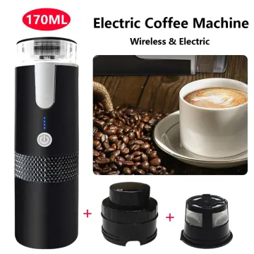 DSP Battery Rechargeable Milk Cappuccino Maker Coffee Grinder Mixer High  Speed Robotic Coffee Blender Coffee Maker