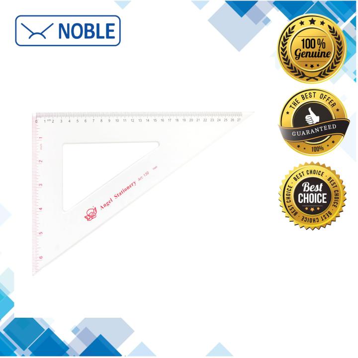 Transparent Architectural Triangular Ruler Set 30/60 Degree 45/90 Degree  Drafting Triangles 30CM Metric 