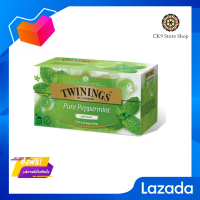 ?Promotion? ส่งฟรี ﻿Twinings Pure Peppermint Tea ทไวนิงส์ เพียวเปบเปอร์มินท์ 2กรัม 25ซอง