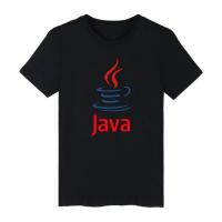 COD hjzfk0 Alimoo JAVA Programmer มีไซส์ใหญ่ ผู้ชาย ผู้หญิง เสื้อยืดคอกลม ผ้าฝ้ายแขนสั้นสำหรับผู้ชาย XXS 4XL