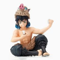 Premium Chokonose Figure Anime Demon Slayer Kamado Tanjirou Agatsuma Zenitsu Eat Rice Balls PVC Action Figure