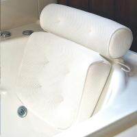 Bath Pillow Bathtub Pillow with Suction Cups Neck Back Support Thickened Bath Pillow for Home Spa Tub Bathroom Accessories