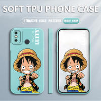 เคสโทรศัพท์ เคส Tecno Spark 6 Go Case Luffy สแควร์ซอฟต์ซิลิคอนฟูลเฮาส์ ป้องกันการกระแทก ฝาหลังยางกันกระแทก สำหรับเด็กชายเด็กหญิง