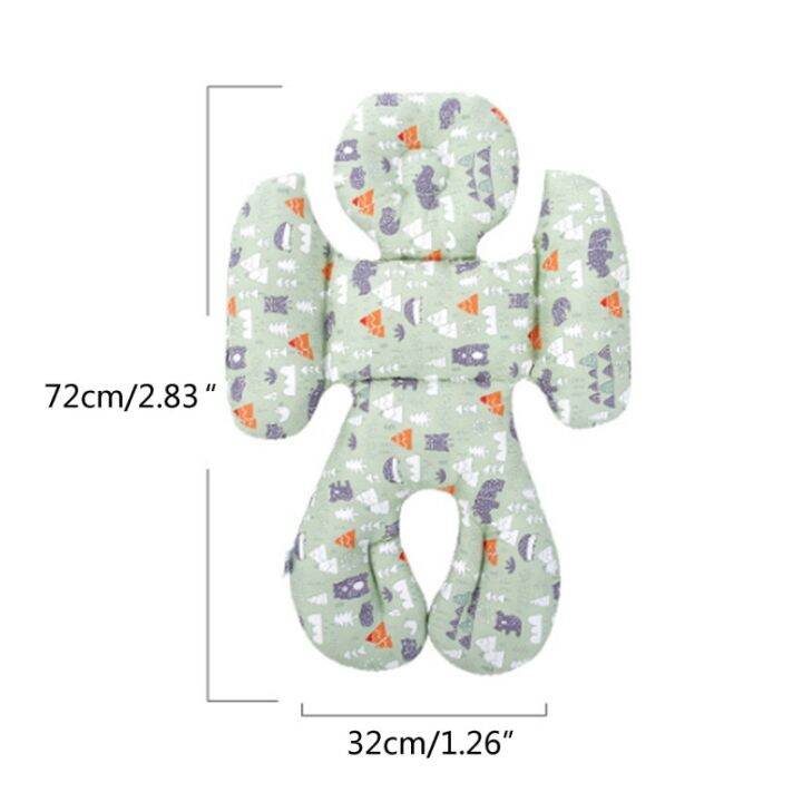 universal-baby-stroller-high-chair-seat-cushion-liner-mat-cart-mattress-mat-feeding-chair-pad-cover-protector-with-pillow