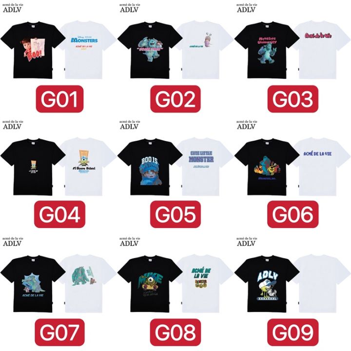 g2ydl2-เสื้อยืดแขนสั้นลําลอง-ผ้าฝ้าย-พิมพ์ลายดิสนีย์-acme-vie-แฟชั่นสตรีท-สําหรับผู้ชาย-และผู้หญิง