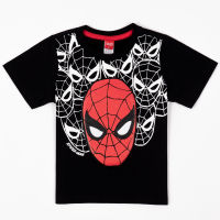 Marvel Boy Spider Man T-shirt เสื้อยืดเด็ก สไปรเดอร์แมน สินค้าลิขสิทธ์แท้100% characters studio