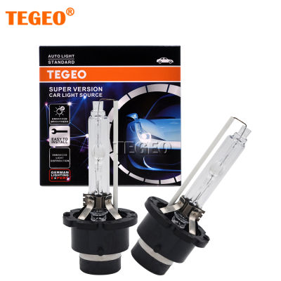 Tegeo 2ชิ้น12โวลต์35วัตต์ D2S D2C ซีนอน HID โคมไฟ4300พัน5000พัน6000พัน8000พัน10000พัน55วัตต์ D4 S D4C HID ไฟหน้าหลอดไฟออโต้คาร์หลอดไฟ