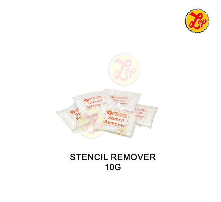 Emulsion Remover or Stencil Remover 10g Lazada PH
