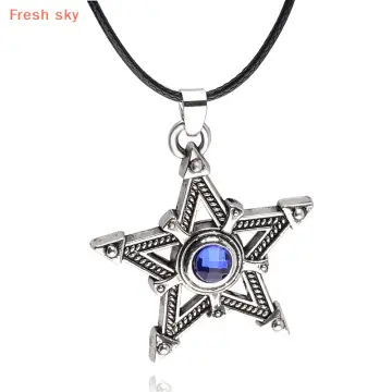 Anime Fairy Tail Ring Necklace Set Cosplay Alloy Pendant Jewelry  Accessories With Box Unisex Souvenir Gift