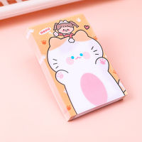 8Pcslot 80 Sheets Creative Cut Cartoon Colorful Memo Pad Kawaii Sticky Notes Gift School Stationery Office Supplies Accessories