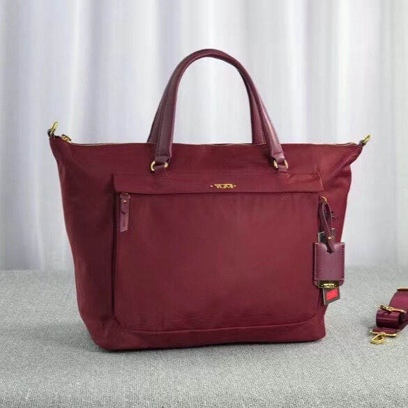 334385tumi-voyageur-คอลเลกชั่นกระเป๋าสะพายไหล่แฟชั่นกระเป๋าถือผ้าร่มไนล่อนน้ำหนักเบาพิเศษสำหรับผู้หญิง