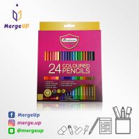 สีไม้ มาสเตอร์อาร์ต ดินสอสี Master Art 24 สี 1 หัว Premium Grade