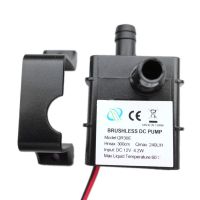 【♘COD Free Cas♘】 hua0703703 ปั๊มไร้แปรงถ่านขนาดเล็กกันน้ำ240l ไฟฟ้ากระแสตรง12V 4.2W อัตราการไหล/ชม. ปั๊มน้ำแบบจุ่มขนาดเล็ก