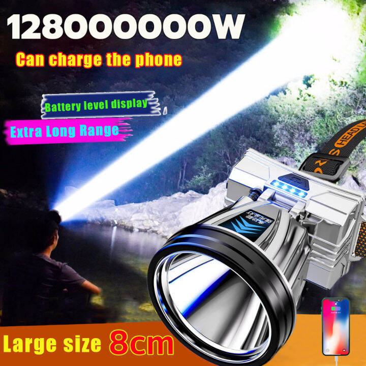 Led Headlamp Rechargeable HeadLamp Flashlight Adjustable Head Light