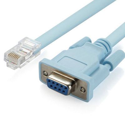 USB Console Cable RJ45 Cat5 Ethernet To Rs232 DB9 COM Port Serial Female Rollover Routers Network Adapter Cable 1.8M