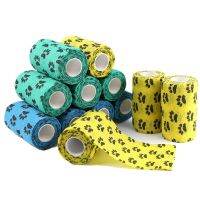 【CW】 12 Rolls Cute Sports Elastoplast Self-Adhesive Cohesive Wrap Bandage Waterproof Medical Therapy for Animals and Human