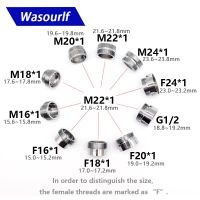 ┇ WASOURLF Adapter M16 M20 M22 Male Thread Transfer M22 Connector Shower Bathroom Kitchen Accessories Brass Material Faucet Fiting