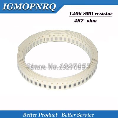 100PCS 1206 4.7R 4R7 SMD Resistor  4.7 ohm chip resistor 0.25W 1/4W 4.7R 4R7 SMD Resistor
