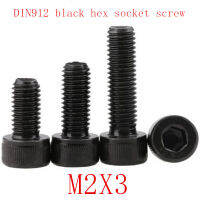 50Pcs Din912เกรด12.9 Allen Socket Head สกรู M2 * 3 M2x3 Hexagon Socket Head Cap สกรูซ็อกเก็ต Hex