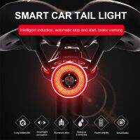 Toptrek Bicycle Q5 Smart Auto Brake Sensing Light IPx6 Waterproof LED Charging Cycling Taillight Bike Rear Light Accessories