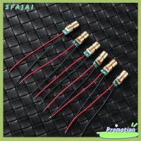 SFAJAI 1/3/5/10pc มินิ สายตาสีแดง หัวทองแดง เลเซอร์ปรับได้ 650nm 6mm 3V เลเซอร์ไดโอด โมดูลไดโอดจุด