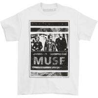 Hot sale Muse Band  graphic Mens 100% Cotton Round Neck Short Sleeve T-Shirt  Adult clothes