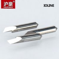 HUHAO 5PC / lot Ioline Plotter Cutter 30/45/60 องศาใบมีดทังสเตนตัดพล็อตเตอร์มีดตัดไวนิลสําหรับใบมีดตัด IOLINE