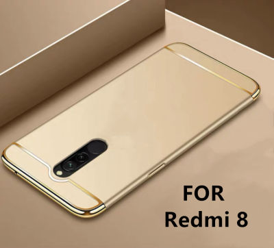 [ส่งจากไทย] Case Xiaomi Redmi 8 เคสเสี่ยวมี่ เรดมี 8 เคสกันกระแทก เคส Redmi8 เคสประกบหัวท้าย เคสประกบ3ชิ้น แบบไม่หนา สีเมทัลลิคเคสโทรศัพท์ ต้านเชื้อแบคทีเรีย เคส3 In 1สุดหรู
