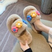 sẵn hàng  dép lông mang trong nhà cho nữ . hàng quảng châu cao cấp