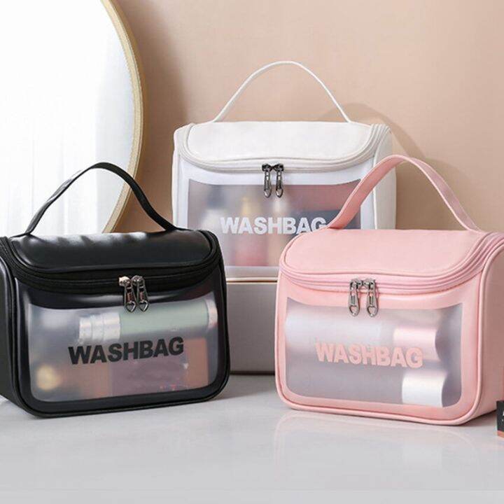 portable-wash-bag-waterproof-cosmetic-bag-frosted-travel-makeup-storage-bags-22x16x12-5cm