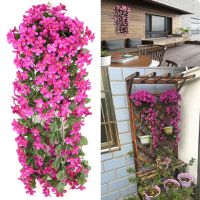 [ดอกไม้ประดิษฐ์ร้อน688] ดอกไม้ประดิษฐ์ Colgantes En Violeta Plantas De Vid Coloridas Para Fiesta De Boda Hogar Jardín Interior Decoración Plantas De Regalo 1 Unidad