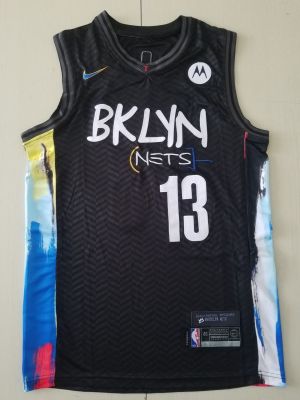 Ready Stock High Quality Mens 13 James Harden Brooklyn Nets 2020-21 Swingman Jersey - Black