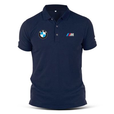Embroidery M Sport BMW M3 M5 X5 Car Racing Motorsport Casual Polo T Shirt Baju Cotton Uni Pakaian Sale T-Shirt Shirts
