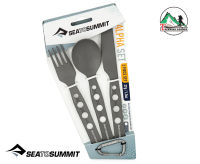 Sea to Summit AlphaSet™ 3pc Cutlery Set ชุดช้อน ส้อม มีดพกพา