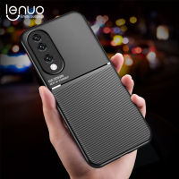 Lenuo เคสสำหรับ Honor 90/90 Pro เคสด้านหลังเนื้อลายซิลิโคนนิ่มกันลื่น